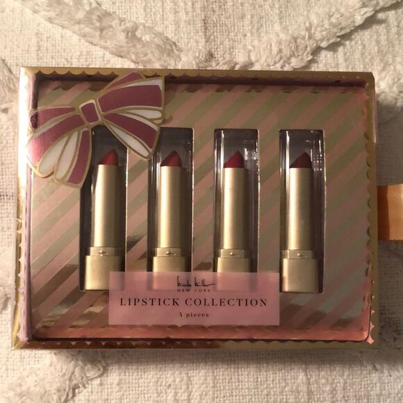 Nicole Miller Red Lipstick Collection Set of 4 Gift Set - Picture 1 of 5